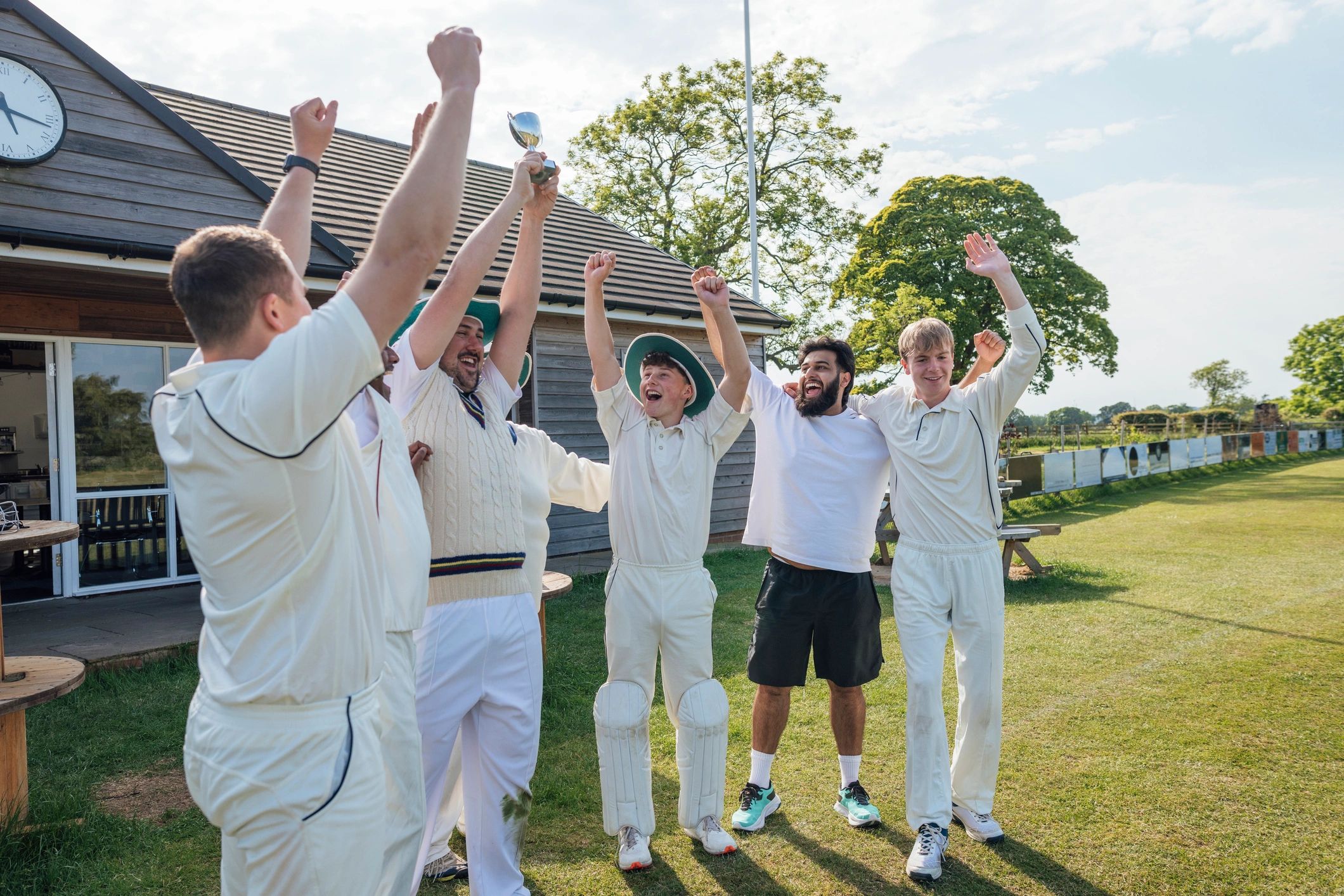 cricket team group photo
